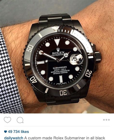 does rolex make a black watch|all black rolex watches.